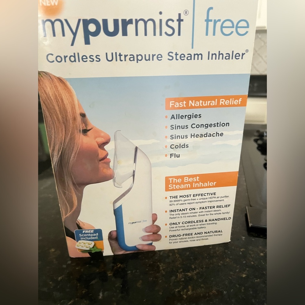 NEW cordless steam inhaler